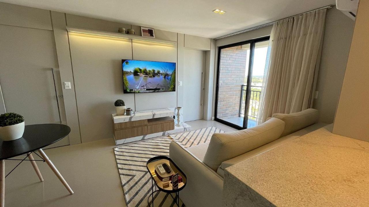 Studio No Ultimo Andar No Centro De Foz Com Vista Para O Rio Parana Apartman Foz do Iguaçu Kültér fotó