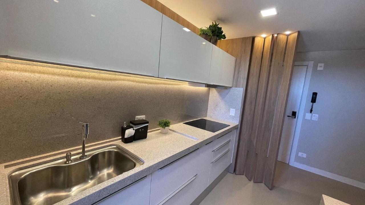 Studio No Ultimo Andar No Centro De Foz Com Vista Para O Rio Parana Apartman Foz do Iguaçu Kültér fotó